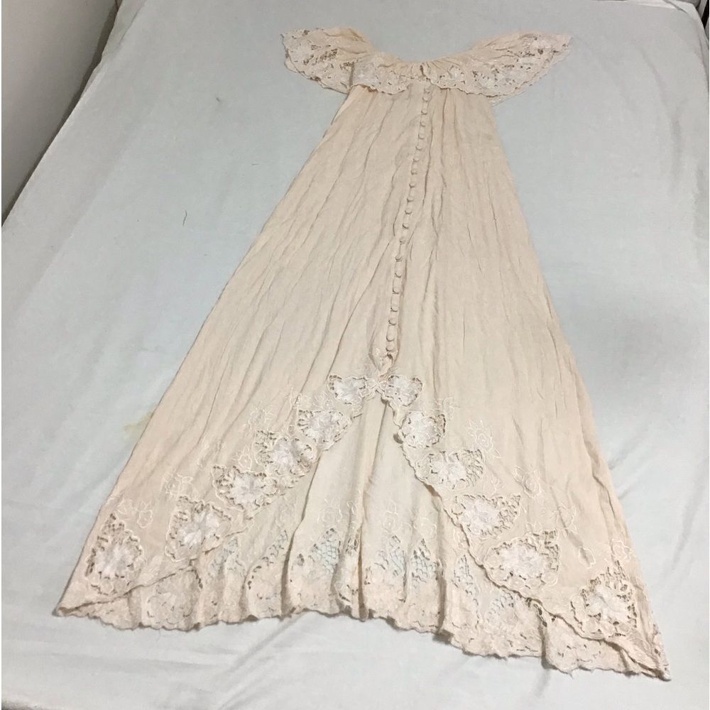 Fillyboo Wonder Years Embroidered Off The Shoulder Maxi Dress Size XS - Picture 11 of 14